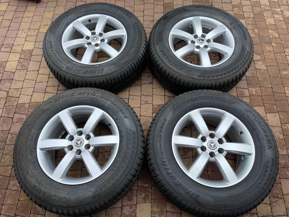 3880. Koła zimowe Mercedes X klasa Navara 6x114.3 255/65/17 2021r 8mm