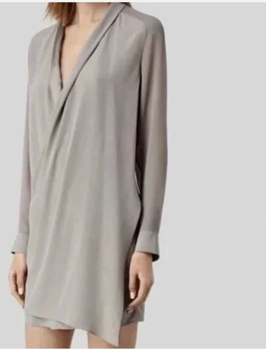 Jedwabna sukienka ALLSAINTS ALL SAINTS 100% SILK 36 s 38 M