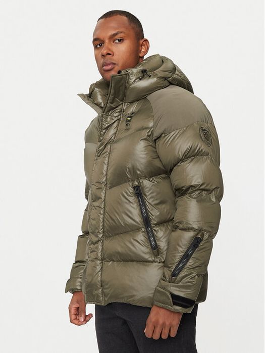 Kurtka zimowa pikowana Regular Fit zielona Blauer XL