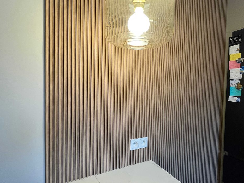 Lamele ścienne Linerio S-line natural VOX 13 szt.+listwy boczne+klej