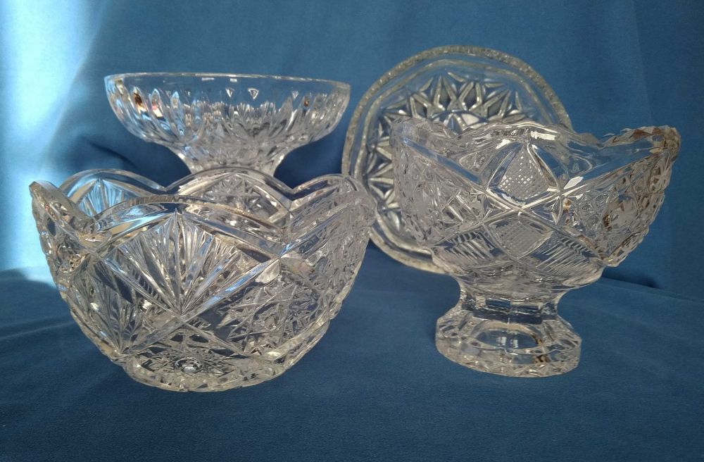 Хрусталь салатницы фруктовница конфетница