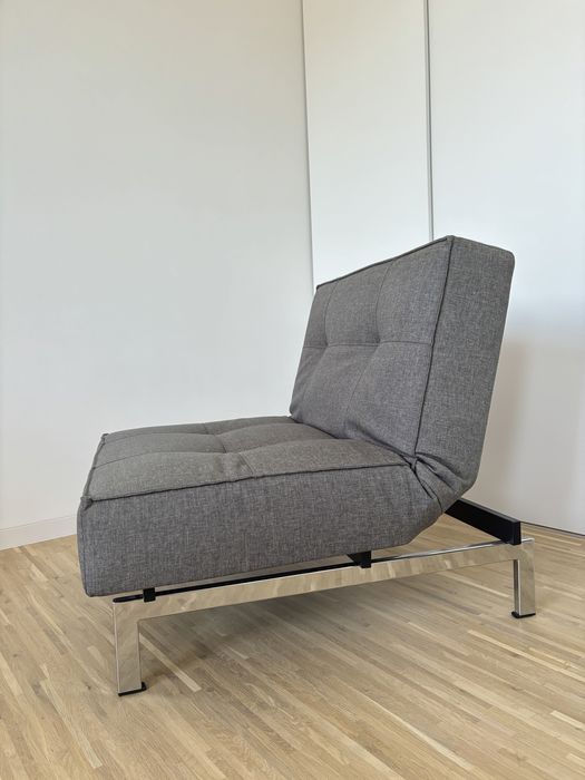 Fotel rozkładany Splitback INNOVATION LIVING szary