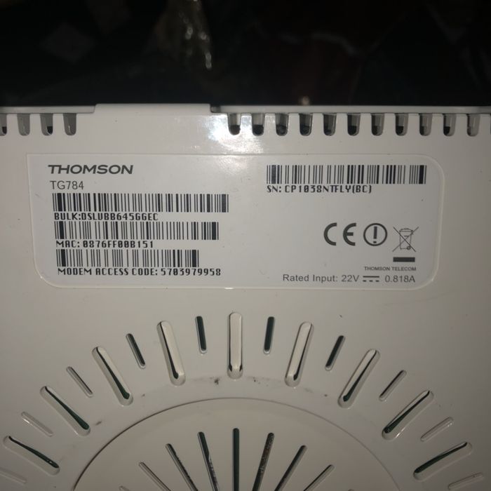 Router Thomson funcional