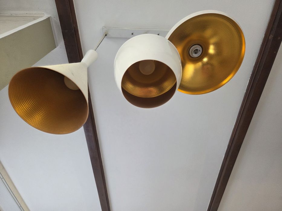 Potrójna Lampa Wisząca Loft  Biała  FOGGI