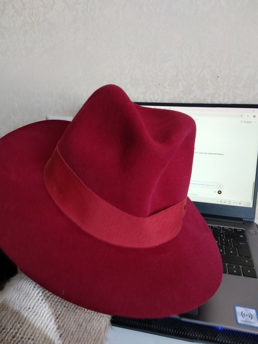 Фетровий капелюх Fedora/стан нового/58 розмір
