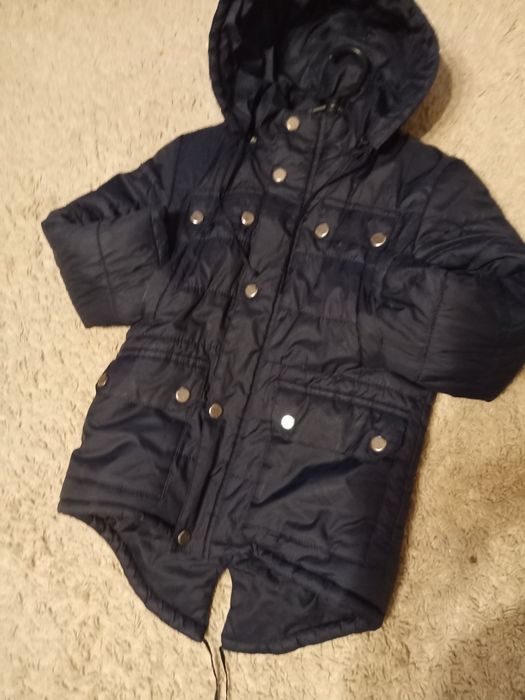 Дитяча куртка-парка для хлопчика 122р