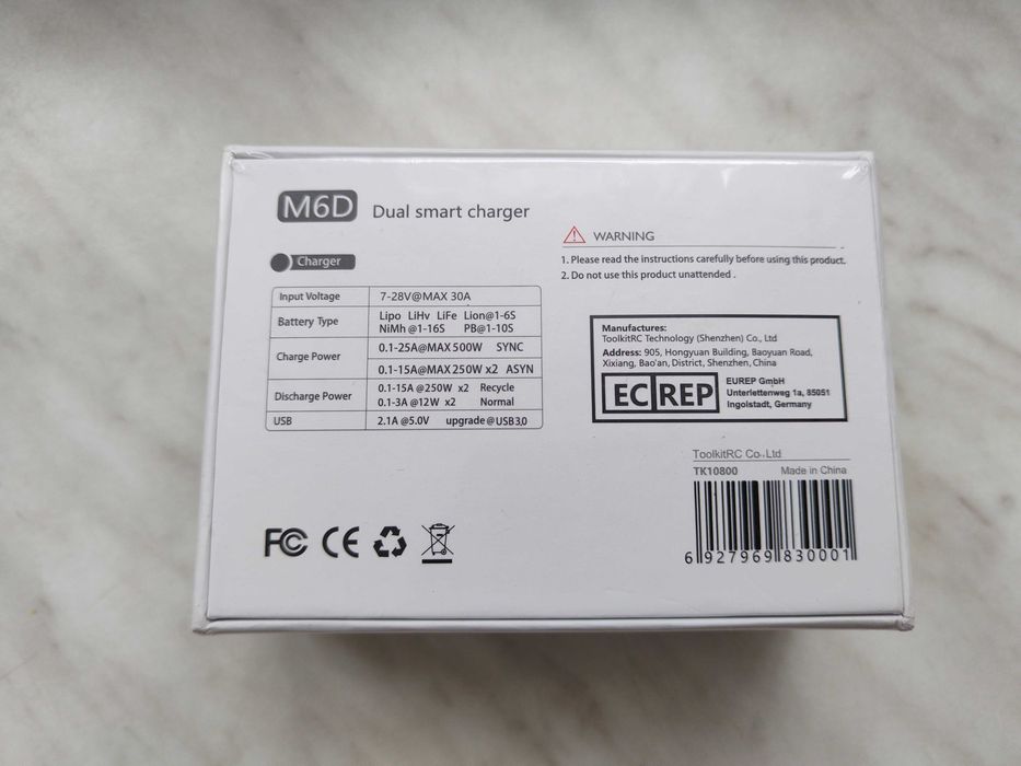 Toolkitrc m6d - Ładowarka