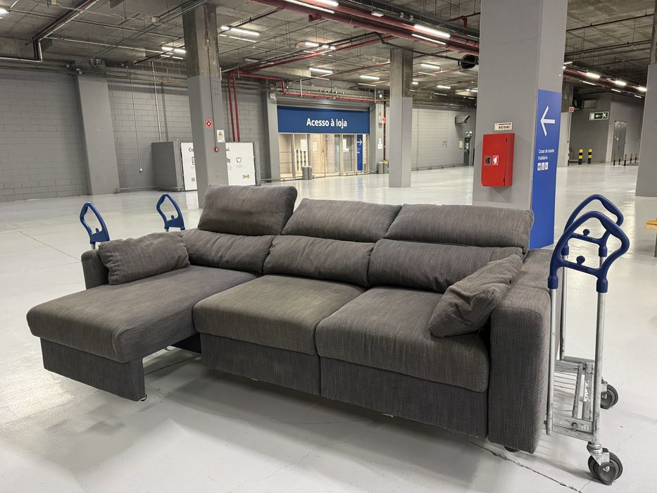 Sofá cinzento ESKILSTUNA 3 lugares