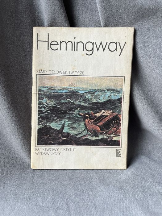 Książka Stary człowiek i morze -  Ernest Hemingway.