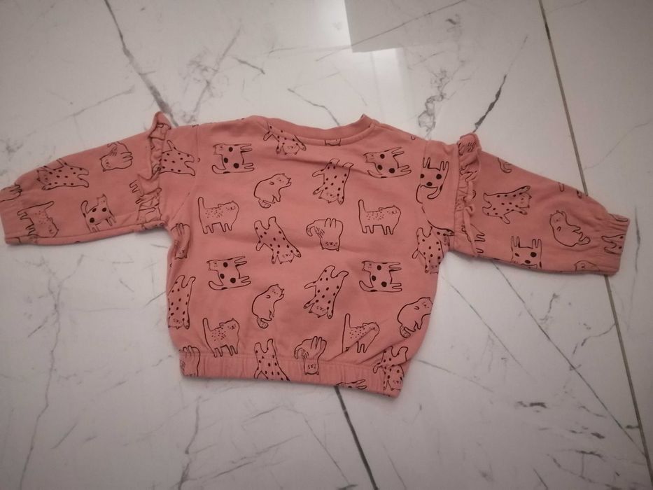 Urocze bluzy dla dziewczynki roz 80