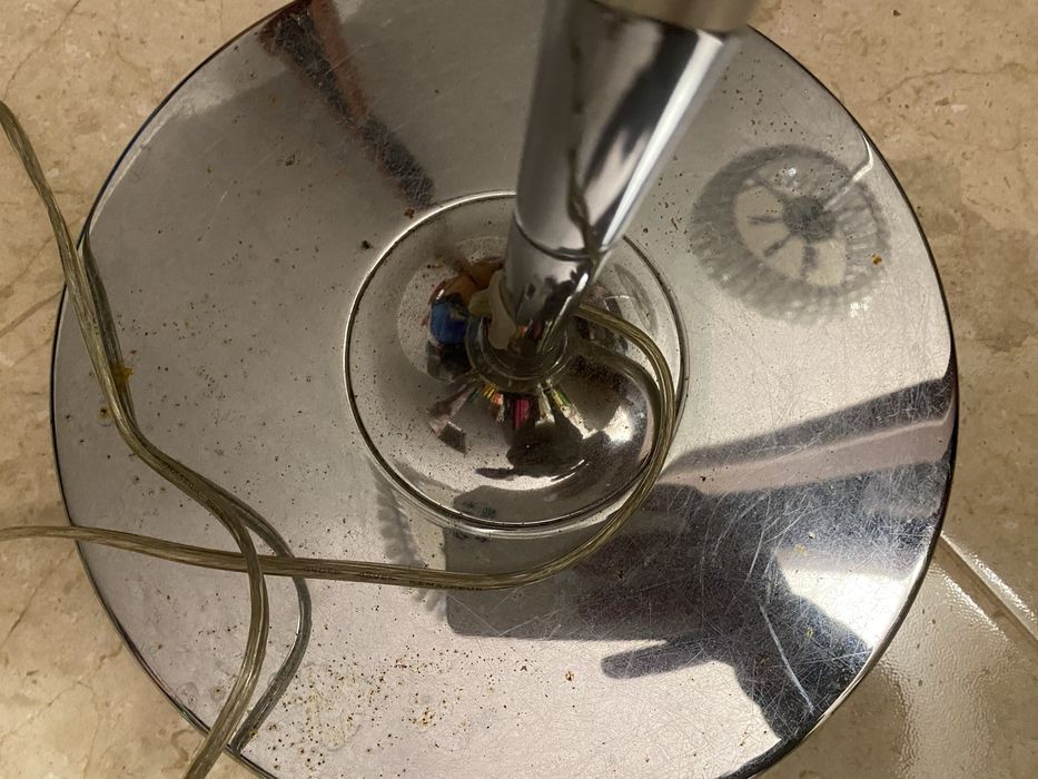 Candeeiro de pé em cristal