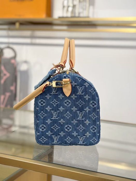 Louis Vuitton Speedy 30 Denim Bag