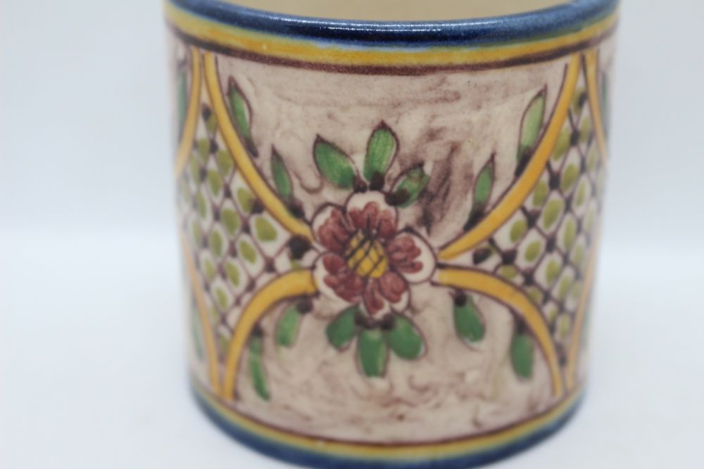 Earthenware Pot from Sant'Anna Factory Dated and Signed MP64563981424899121