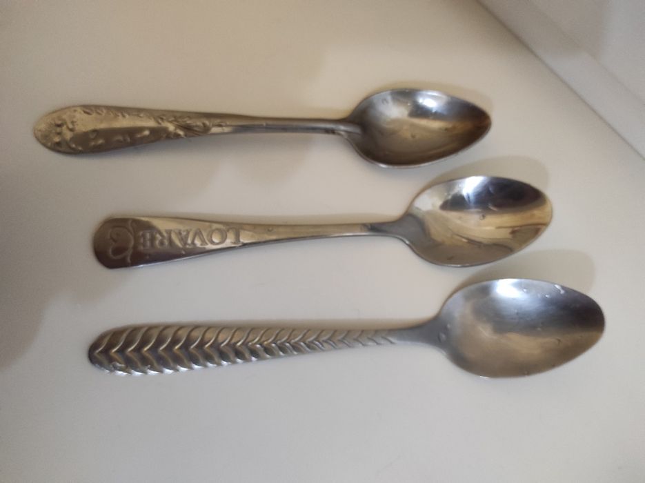 Чайні ложки в асортименті, чайные ложки, ложка кофейная, дерев'яні