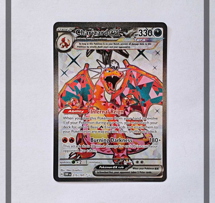 Charizard Ex 215/197 OBF Pokemon ENG-NM