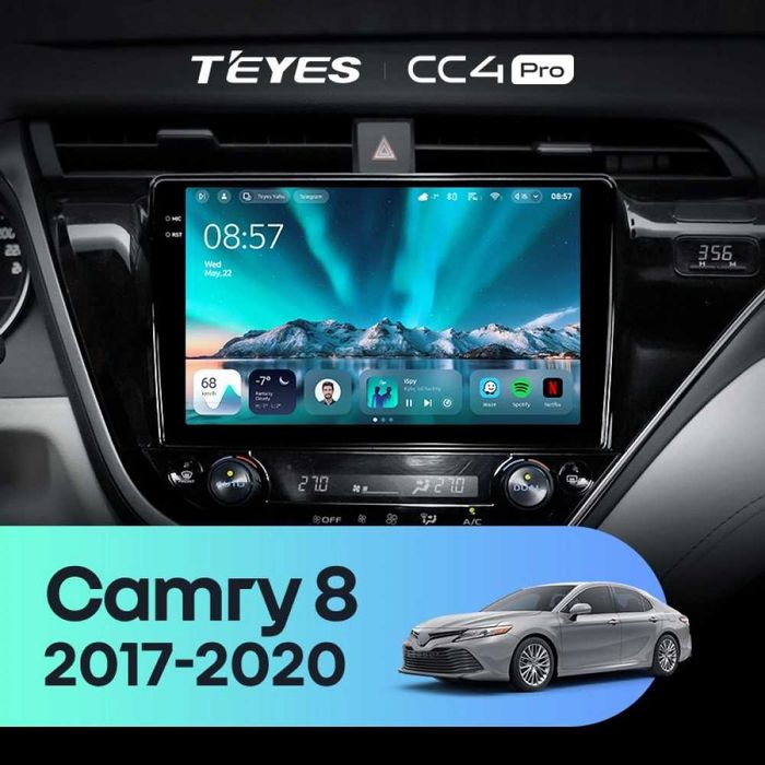 Автомагнітоли Teyes CC4 pro 2К 8/128Gb, 12/256Gb для Toyota у Львові.