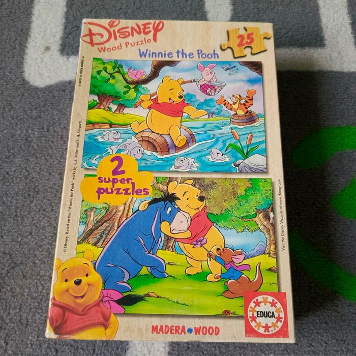 Drewniane puzzle Kubuś Puchatek