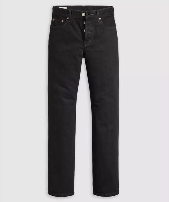Джинси levi’s 501 90’ чорні w26 (high rise, 100% бавовна)