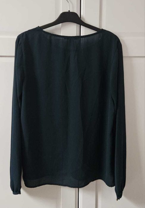 Forever 21 zwiewna bluzka z dekoltem w serek, rozmiar S