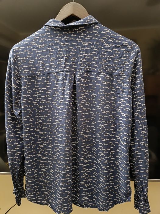 Koszula damska granatowa