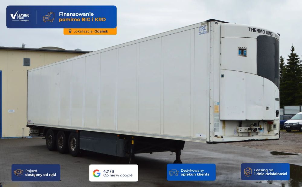 Schmitz Cargobull SKO 24/L  GDAŃSK [14751] Schmitz SKO 24/L, Thermo King SLXe 300, ład. 27,2 t.