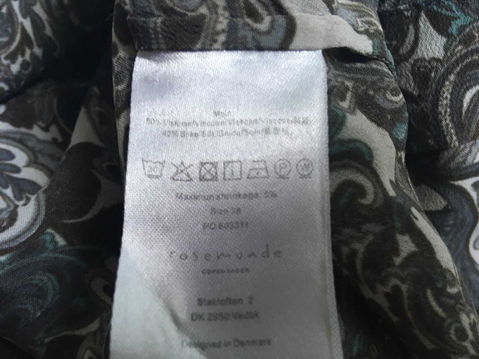 ROSEMUNDE bluzka jedwab wiskoza paisley 38/40 M/L