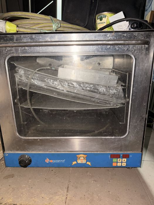 Конвекційна піч UNOX XF050-TG | професійна пекарська | 220V | 4 дека