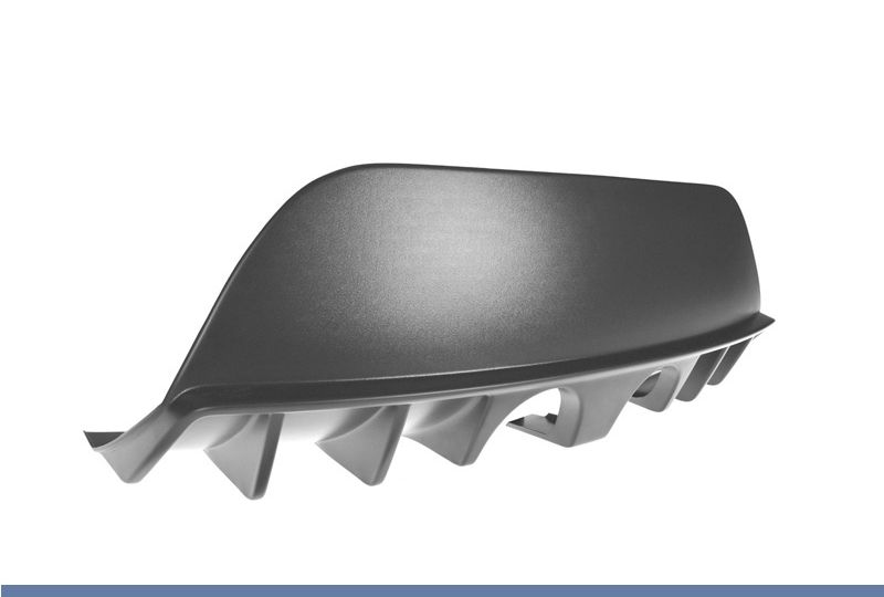 DIFUSOR TRASEIRO SEAT LEON 1P 2005-2012 PRETO FOSCO