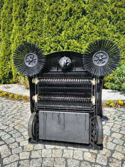 Zamiatarka ręczna, 4 szczotki, regulacja, 80 cm i inne