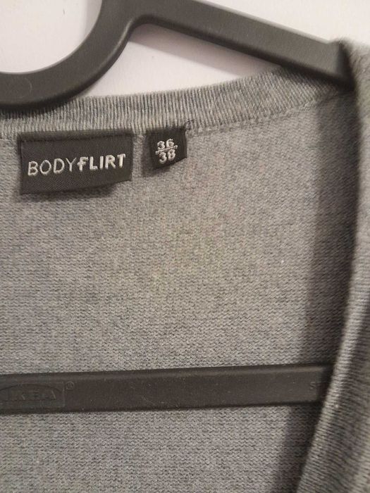 Kardigan BodyFlirt BonPrix bawełn rękaw trzy czwarte