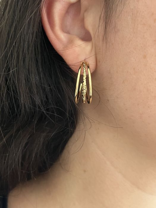 Brincos de aço inoxidavel