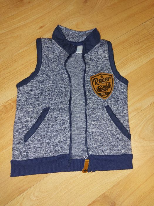 Kamizelka bezrękawnik ocieplacz granatowy So Cute 74 cm