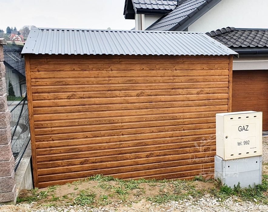 SCHOWEK DOMEK OGRODOWY 3m x 3m DWUSPAD drzwi  drewnopodobny  ID152