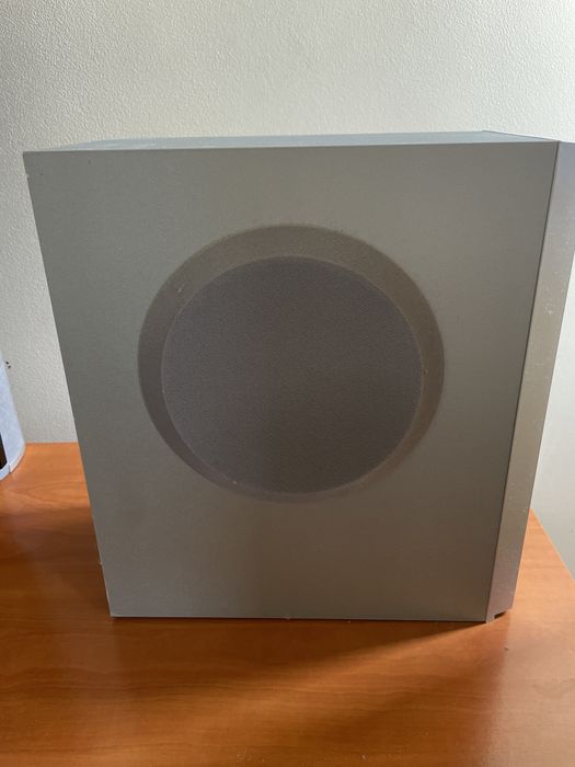 Leitor dvd/cd/radio media center c/ colunas e subw