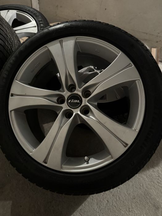 Felga Rial + opony zimowe super stan Good Year 245/45R 18