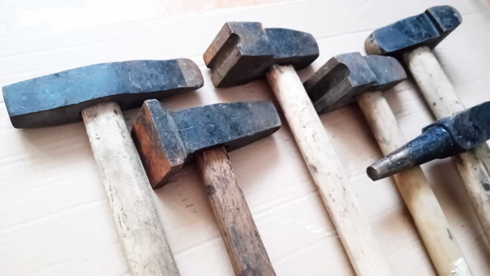 Młotki kowalskie.