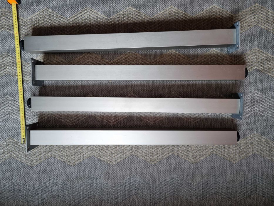 nogi do stołu biurka, satynowe kwadrat