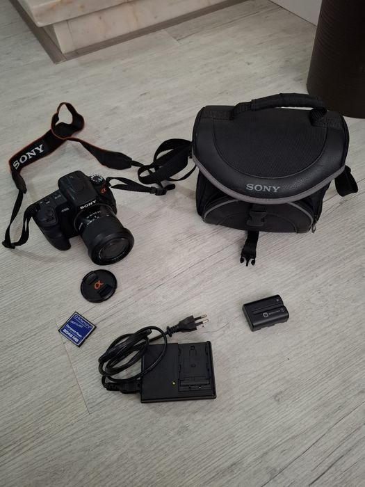 Câmera Sony DSRL A-200 igual nova extras