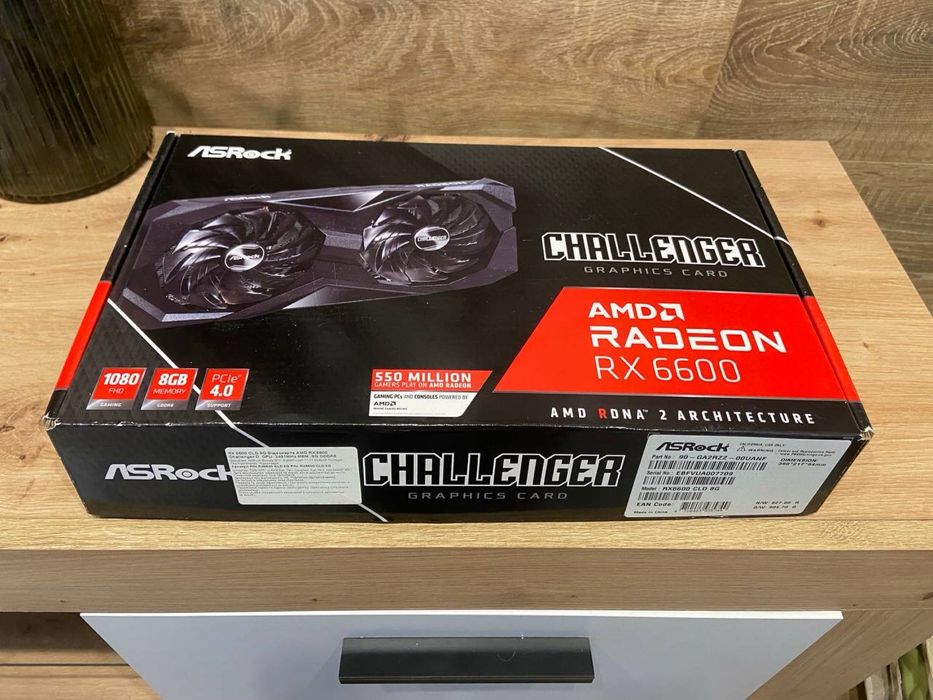 Amd Radeon rx6600 asrock: 7 300 грн. - Комплектуючі та запчастини ...