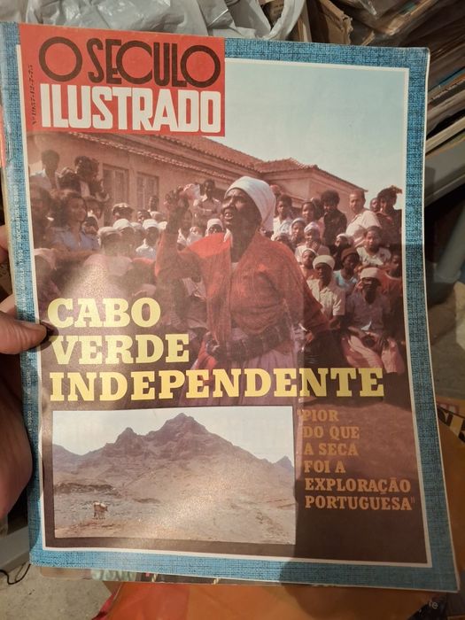 Revistas muito antigas independência cabo verde e Guiné