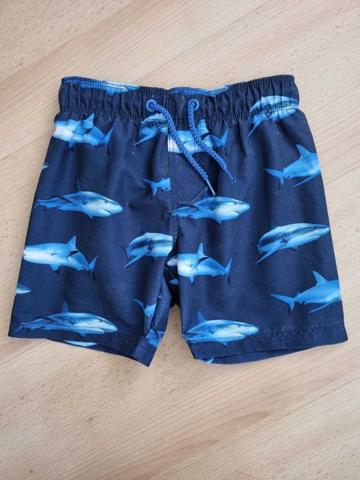 Szorty kąpielowe h&m 98/104 rekiny