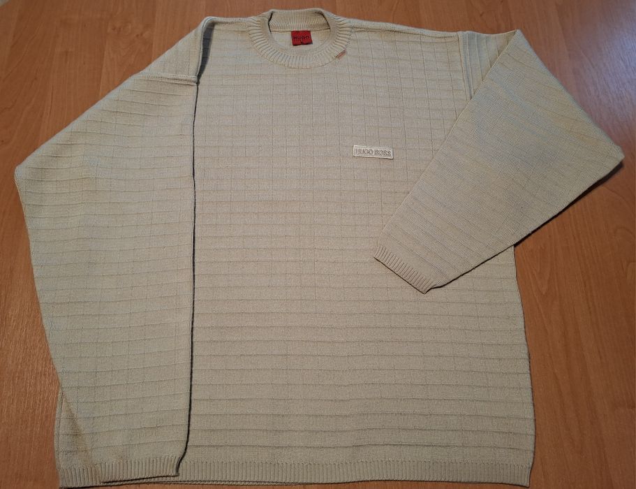 HUGO BOSS  bluza sweter męski wełna
