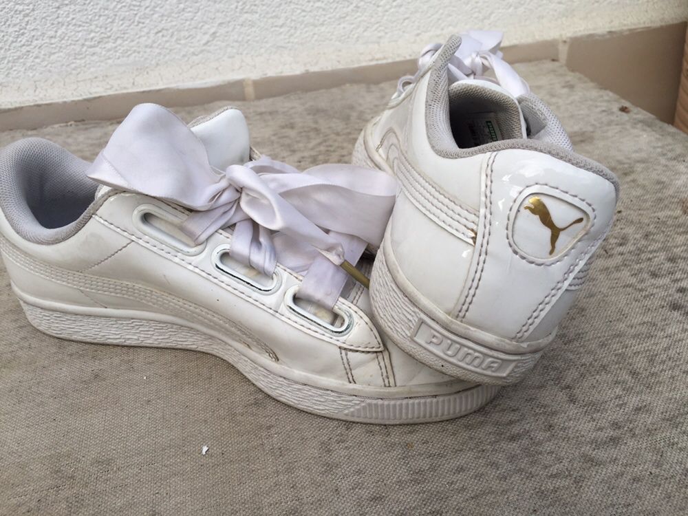 Puma basket z kokardkami , 37 Warszawa Ursynów • OLX.pl