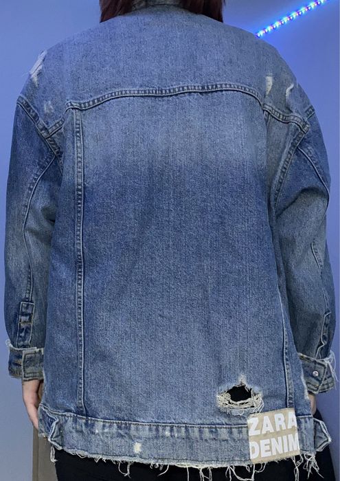Kurtka jeansowa oversize ZARA