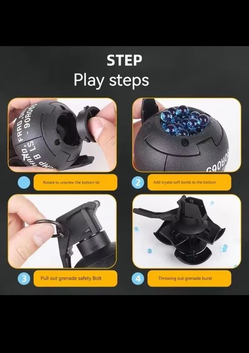 Granada Reutilizável de Airsoft