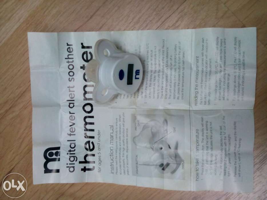 Termometr-smoczek firmy MOTHERCARE, NOWY