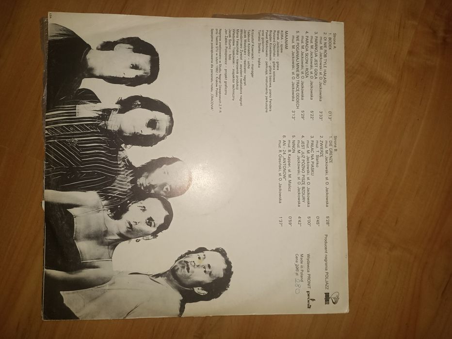 Płyta winylowa Maanam O! rok 1982