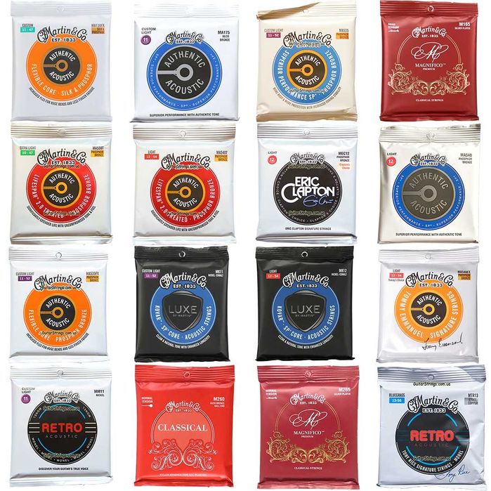 Струны Martin для акустической и классической гитары, Оригинал Мексика