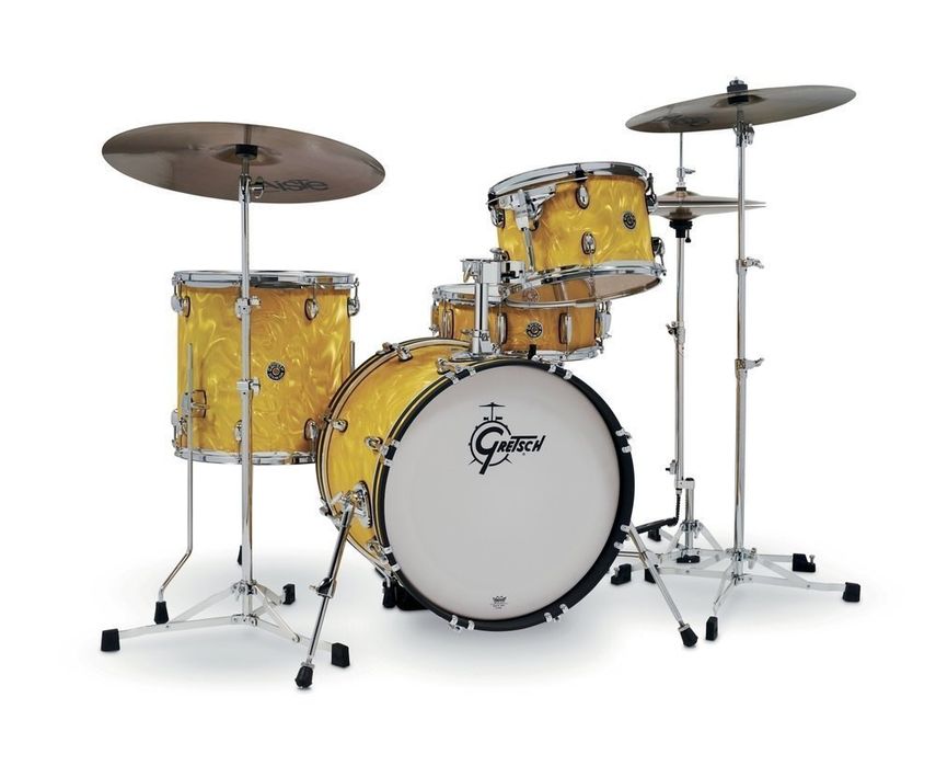 Gretsch perkusja Catalina Club Shellset 18'' Yellow Satin Flame