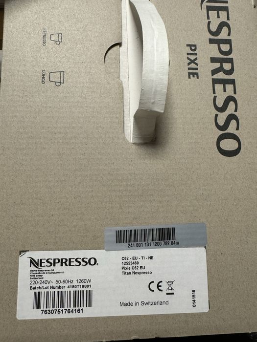Nespresso Pixie Nova